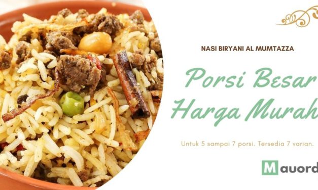Nasi Kebuli Instan dan Lezat Untuk Porsi 7 Orang Rp. 50rb