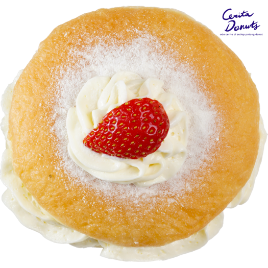 Strawberry Cheesecake donat paling enak di tangsel dan jaksel Strawberry Cheesecake donat paling enak di tangsel dan jaksel