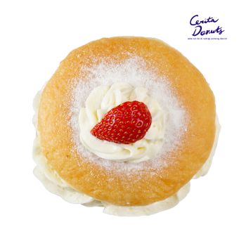 Strawberry Cheesecake donat paling enak di tangsel dan jaksel