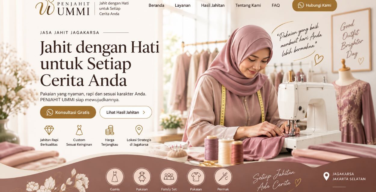 Penjahit Jagakarsa | Gamis & Pakaian Anak – PENJAHIT UMMI